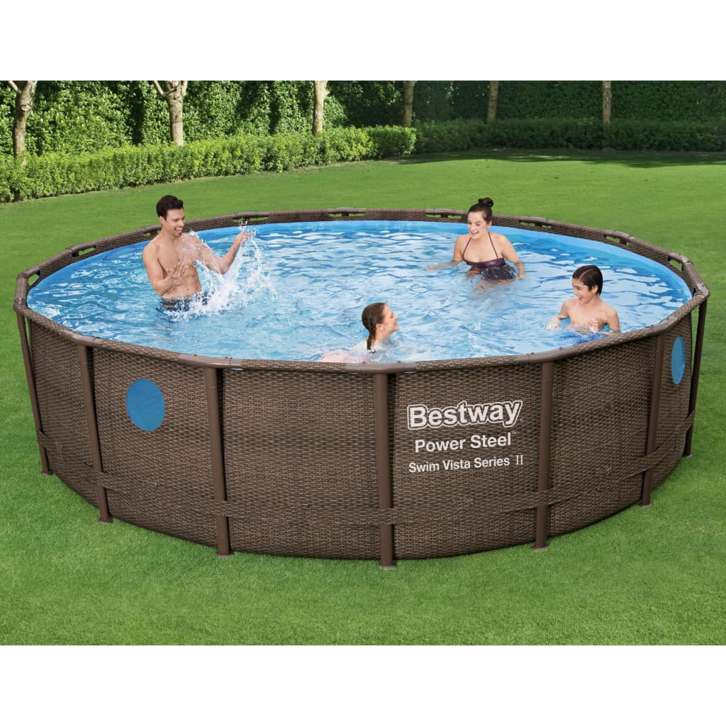 Bestway Set Piscina Power Steel 488x122 cm - homemem39