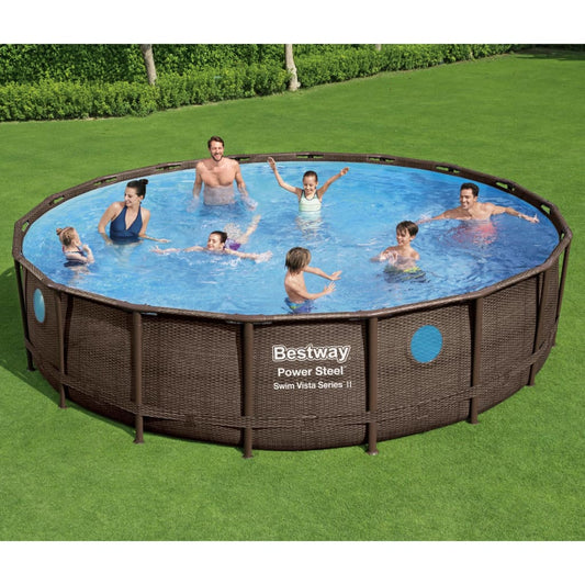 Bestway Set Piscina Power Steel 488x122 cm - homemem39