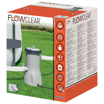 Bestway Pompa Filtro per Piscina Flowclear da 3028 L/h - homemem39