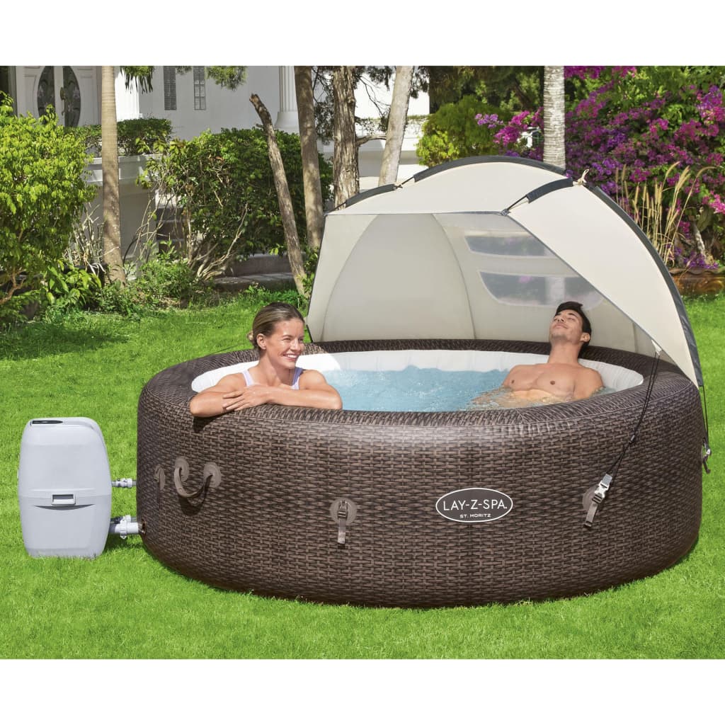 Bestway Tettoia per Idromassaggio Lay-Z-Spa 183x94x109 cm - homemem39