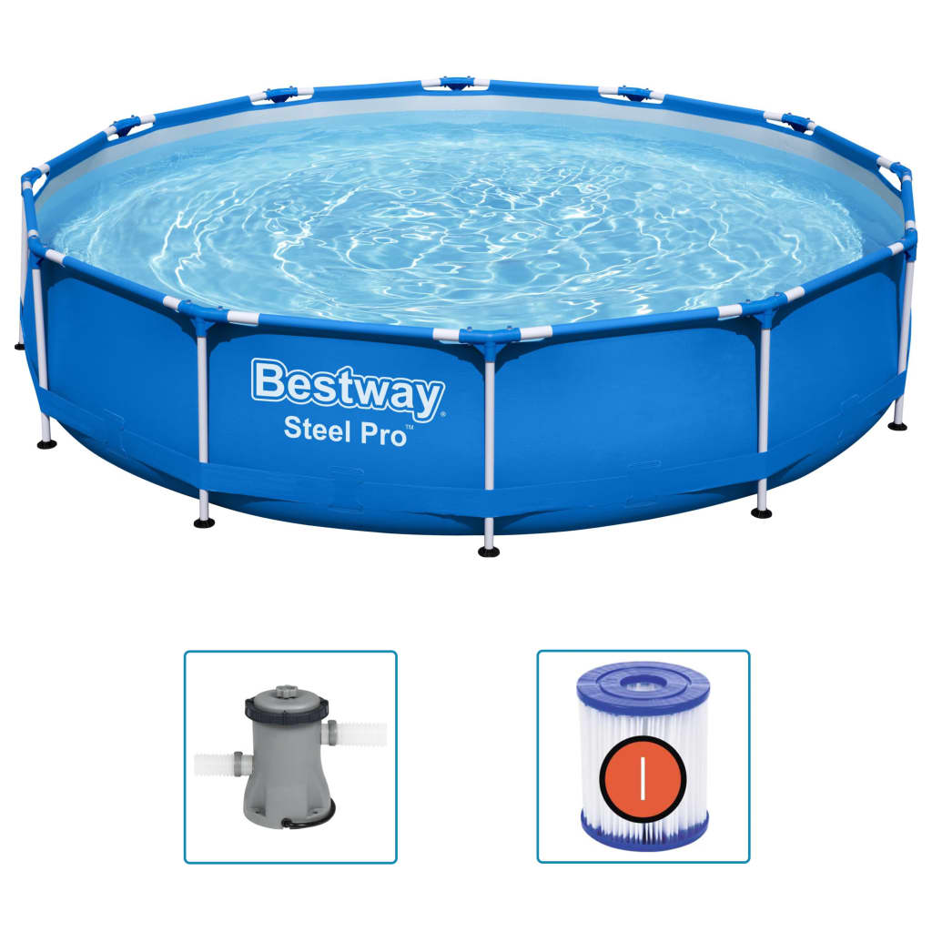 Bestway Telaio Piscina Steel Pro 366x76 cm - homemem39