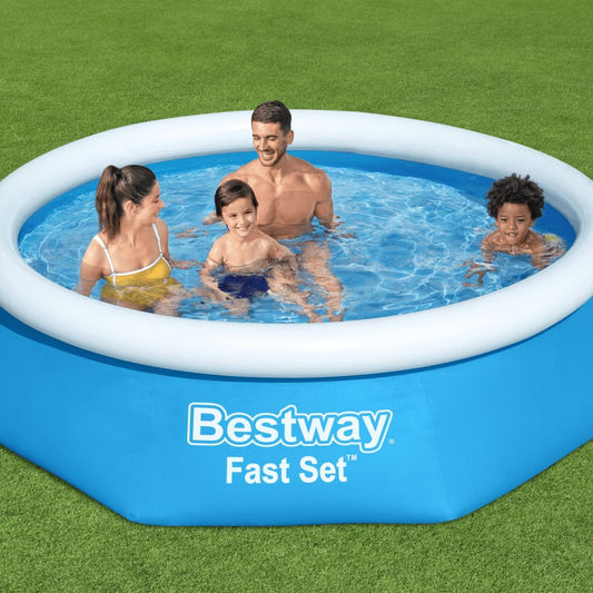 Bestway Piscina Gonfiabile Rotonda Fast Set 244x66 cm 57265 - homemem39