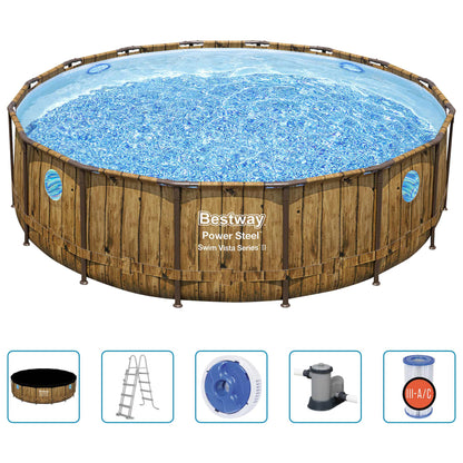 Bestway Set Piscina Power Steel 488x122 cm - homemem39