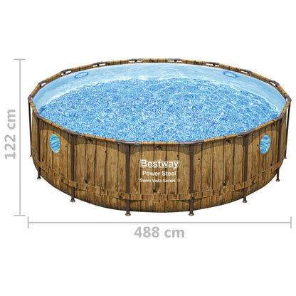 Bestway Set Piscina Power Steel 488x122 cm - homemem39