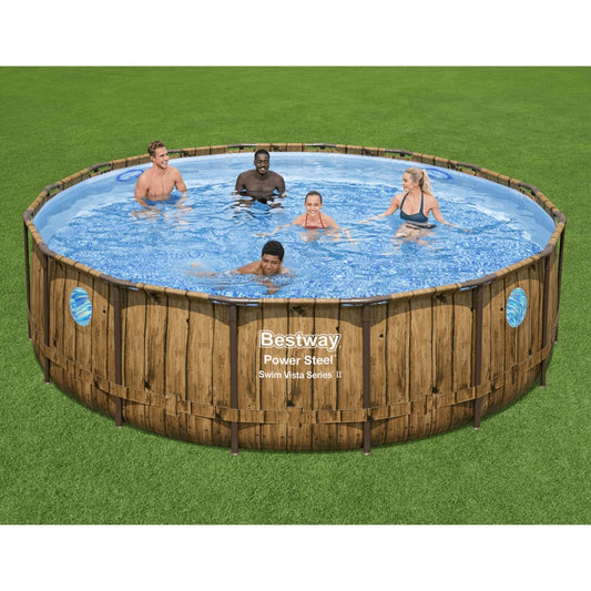 Bestway Set Piscina Power Steel 488x122 cm - homemem39