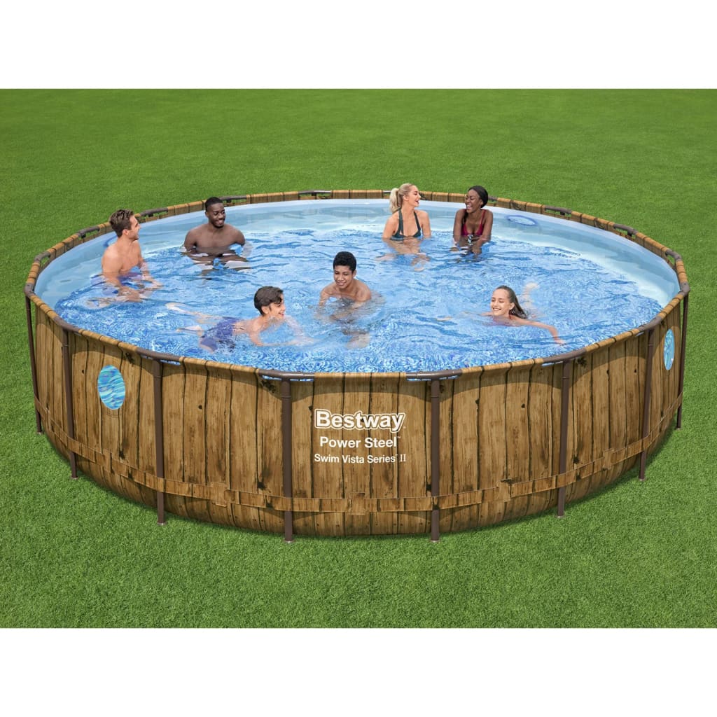 Bestway Set Piscina Power Steel 549x122 cm - homemem39