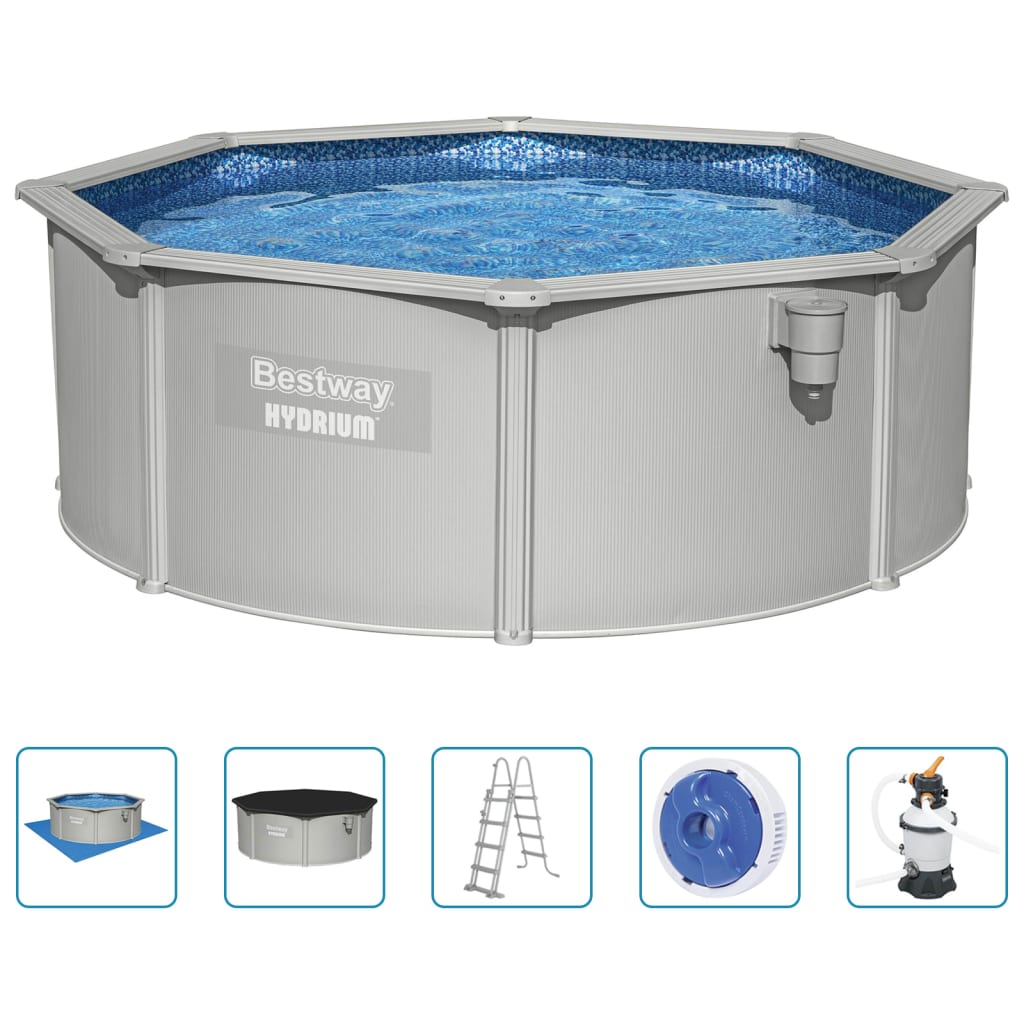 Bestway Telaio Piscina Fuori Terra Rotonda Hydrium 360x120 cm - homemem39