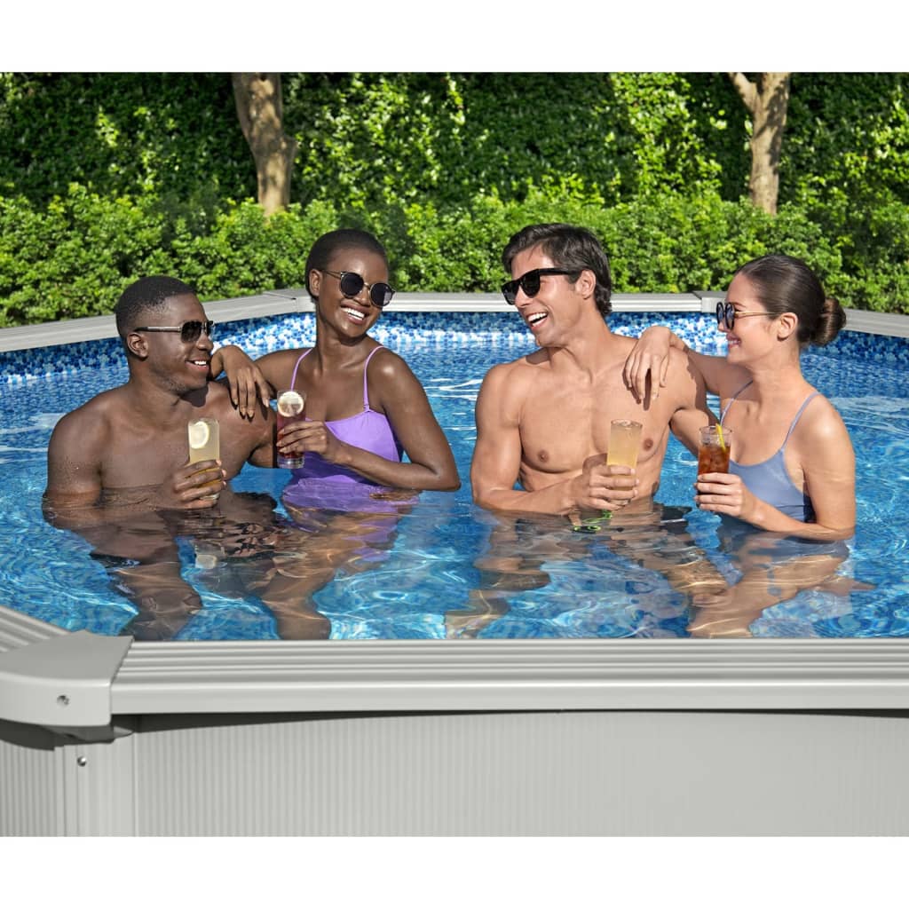 Bestway Telaio Piscina Fuori Terra Rotonda Hydrium 360x120 cm - homemem39