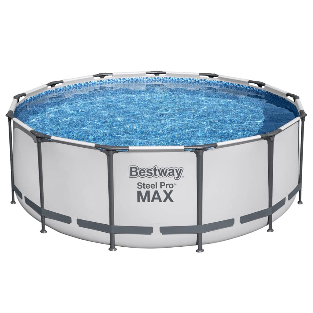 Bestway Set Piscina Rotonda Steel Pro MAX 396x122 cm - homemem39