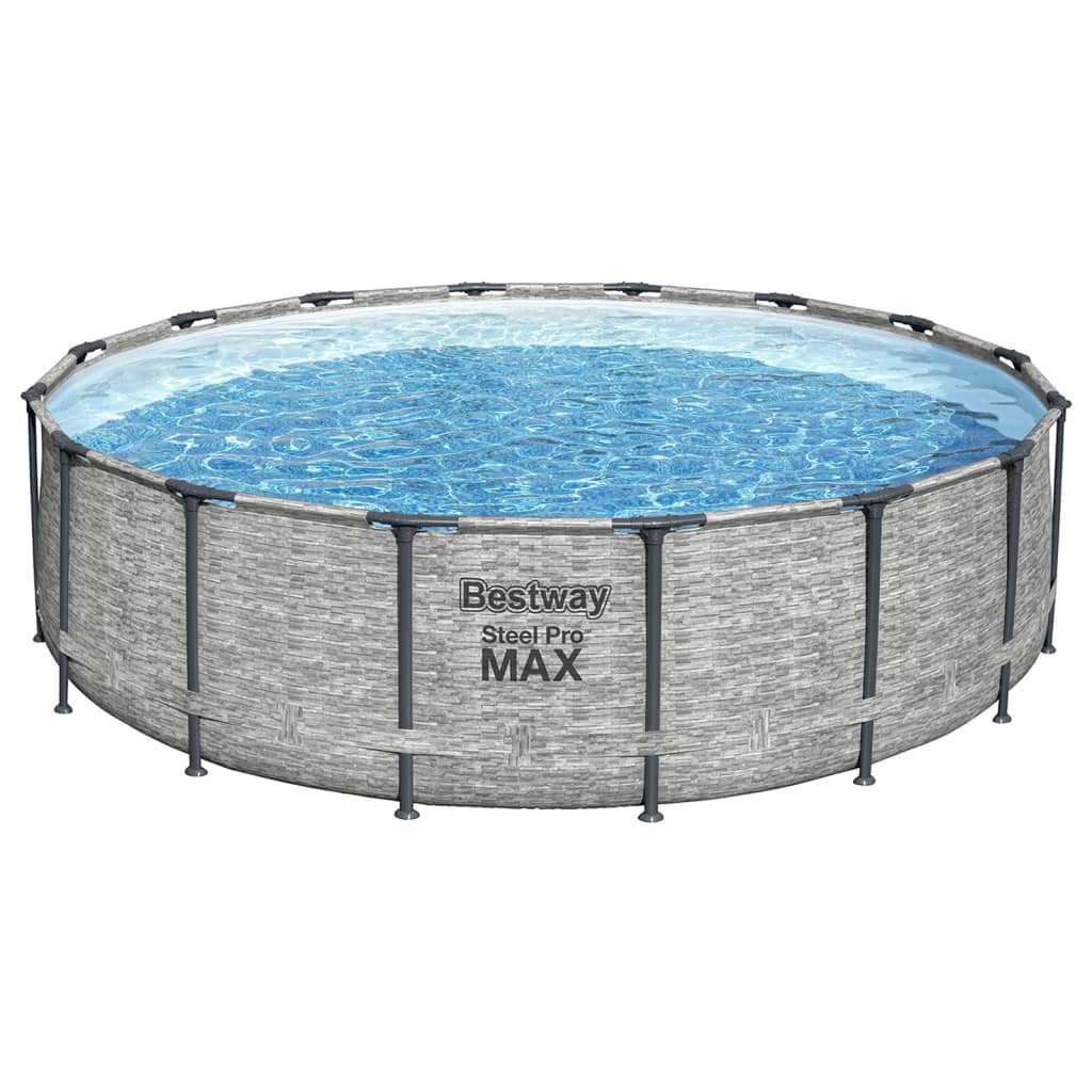 Bestway Piscina Rotonda Power Steel 488x122 cm - homemem39