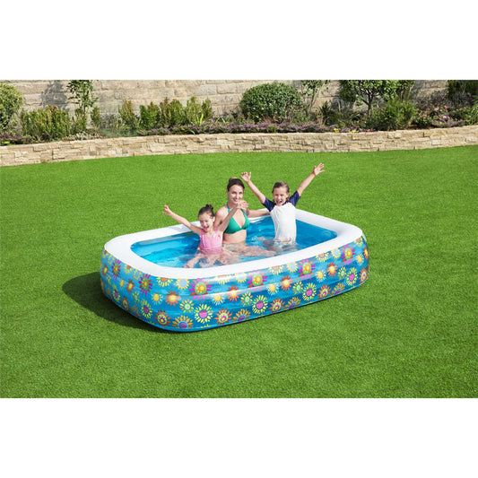 Bestway Piscina Gonfiabile per Bambini Blu 229x152x56 cm - homemem39