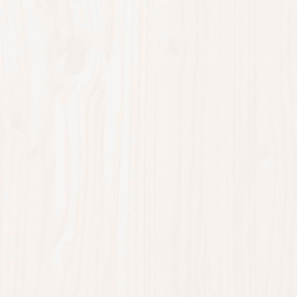Fioriera da Giardino Bianca 70x70x70 cm Legno Massello di Pino - homemem39