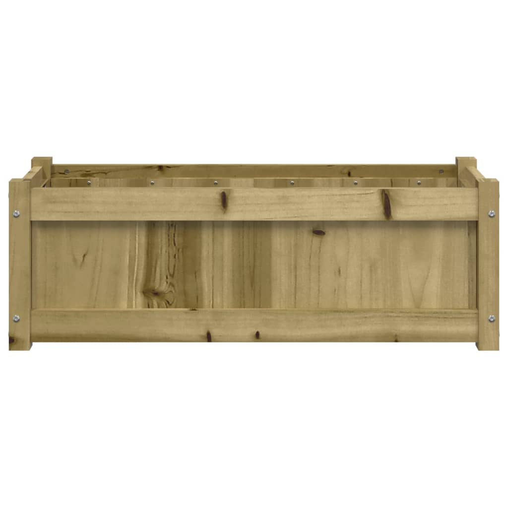 Fioriera da Giardino 90x31x31 cm in Legno di Pino Impregnato - homemem39