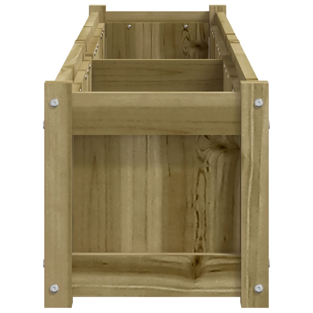 Fioriera da Giardino 180x31x31 cm in Legno di Pino Impregnato - homemem39