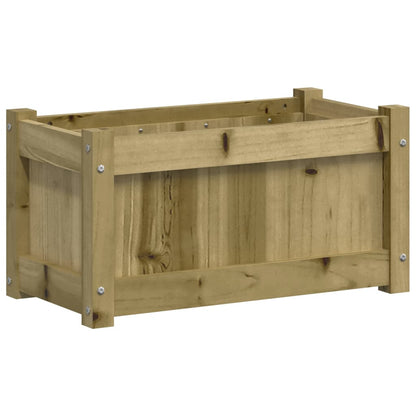 Fioriera da Giardino 60x31x31 cm in Legno di Pino Impregnato - homemem39