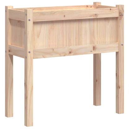 Fioriera da Giardino con Gambe 70x31x70 cm Legno Massello Pino - homemem39