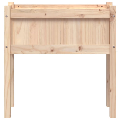 Fioriera da Giardino con Gambe 70x31x70 cm Legno Massello Pino - homemem39