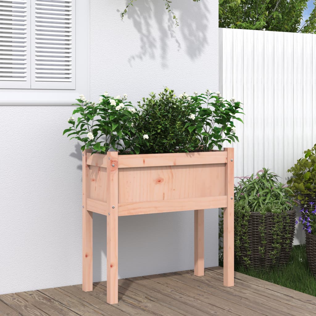 Fioriera Giardino con Gambe 70x31x70 cm Legno Massello Douglas - homemem39