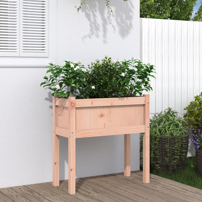 Fioriera Giardino con Gambe 70x31x70 cm Legno Massello Douglas - homemem39