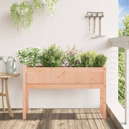 Fioriera Giardino con Gambe 110x31x70 cm Legno Massello Douglas - homemem39