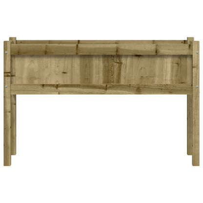 Fioriera Giardino con Gambe 110x31x70 cm Legno Pino Impregnato - homemem39