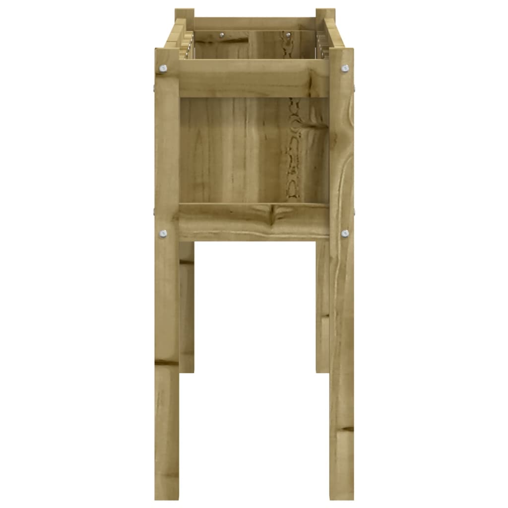 Fioriera Giardino con Gambe 110x31x70 cm Legno Pino Impregnato - homemem39