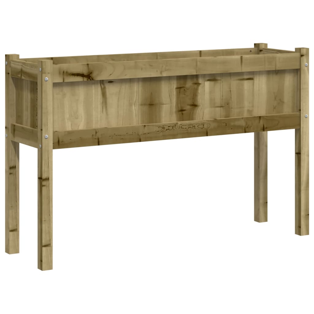 Fioriera Giardino con Gambe 110x31x70 cm Legno Pino Impregnato - homemem39