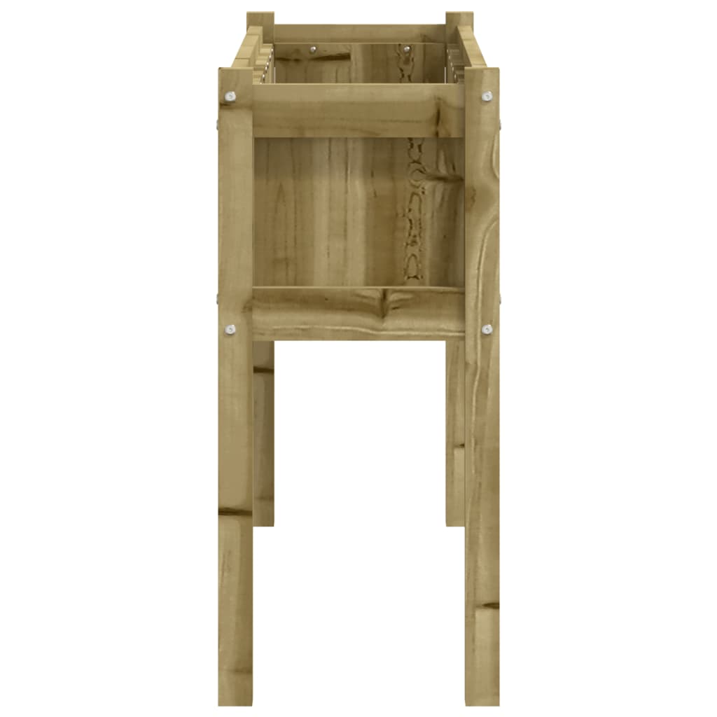 Fioriere da Giardino 2 pz con Gambe in Legno di Pino Impregnato - homemem39