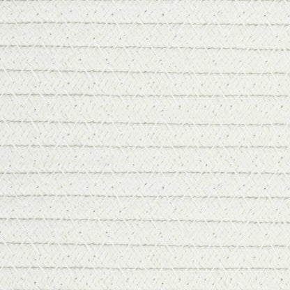 Cesto per Biancheria Grigio e Bianco Ø60x36 cm in Cotone - homemem39