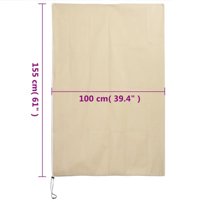 Coperture con Cerniera per Piante 10pz 70 g/m² 1x1,55 m - homemem39