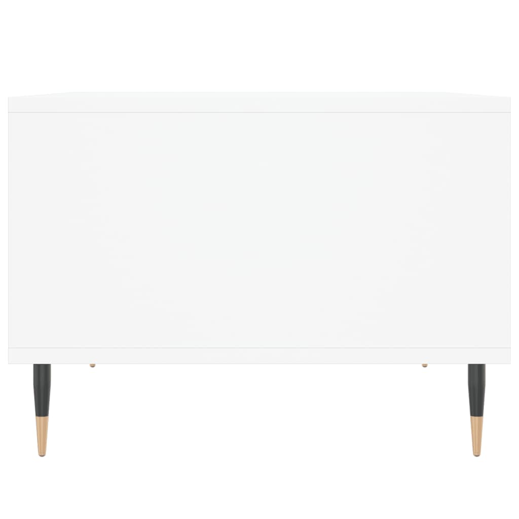 Tavolino da Salotto Bianco 60x50x36,5 cm in Legno Multistrato - homemem39