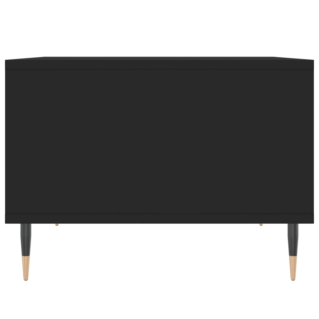 Tavolino da Salotto Nero 60x50x36,5 cm in Legno Multistrato - homemem39