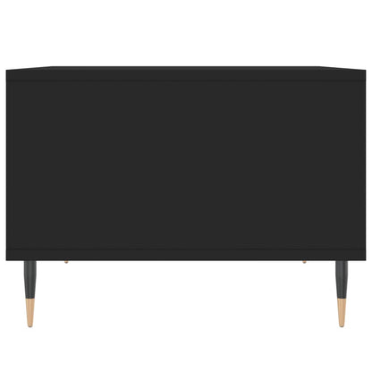 Tavolino da Salotto Nero 60x50x36,5 cm in Legno Multistrato - homemem39