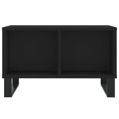 Tavolino da Salotto Nero 60x50x36,5 cm in Legno Multistrato - homemem39