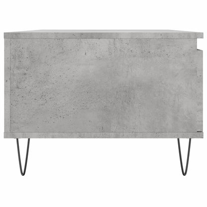 Tavolino Salotto Grigio Cemento 90x50x36,5 cm Legno Multistrato - homemem39