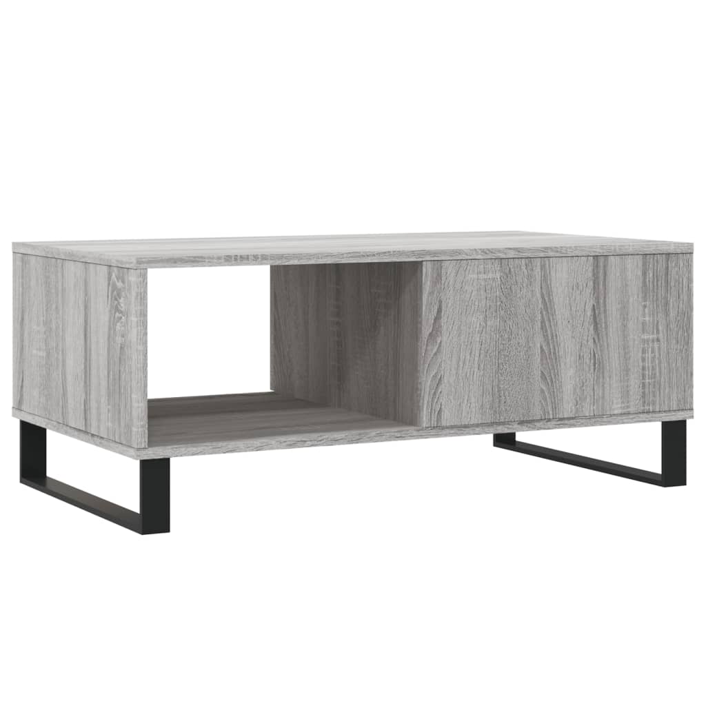 Tavolino Salotto Grigio Sonoma 90x50x36,5 cm Legno Multistrato - homemem39