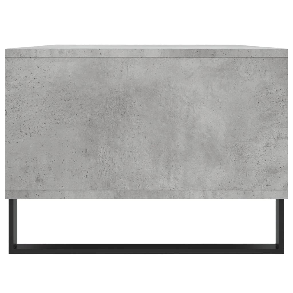 Tavolino Salotto Grigio Cemento 90x50x36,5 cm Legno Multistrato - homemem39