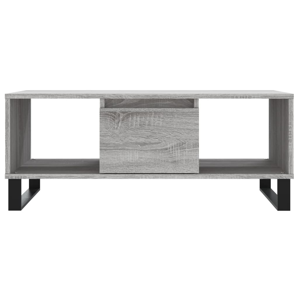 Tavolino Salotto Grigio Sonoma 90x50x36,5 cm Legno Multistrato - homemem39