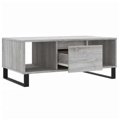 Tavolino Salotto Grigio Sonoma 90x50x36,5 cm Legno Multistrato - homemem39