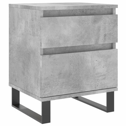 Comodini 2pz Grigio Cemento 40x35x50 cm in Legno Multistrato - homemem39