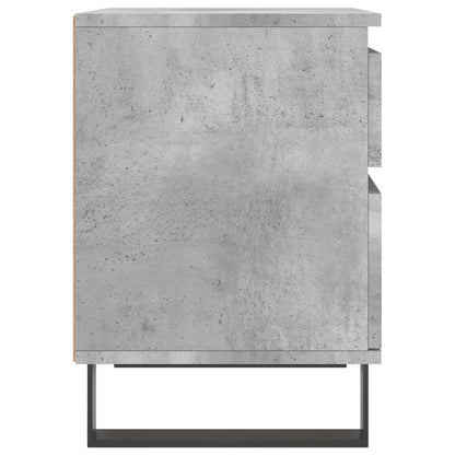 Comodini 2pz Grigio Cemento 40x35x50 cm in Legno Multistrato - homemem39