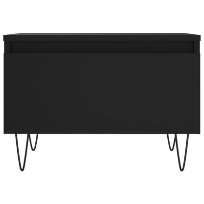 Tavolini da Salotto 2pz Neri 50x46x35 cm in Legno Multistrato - homemem39