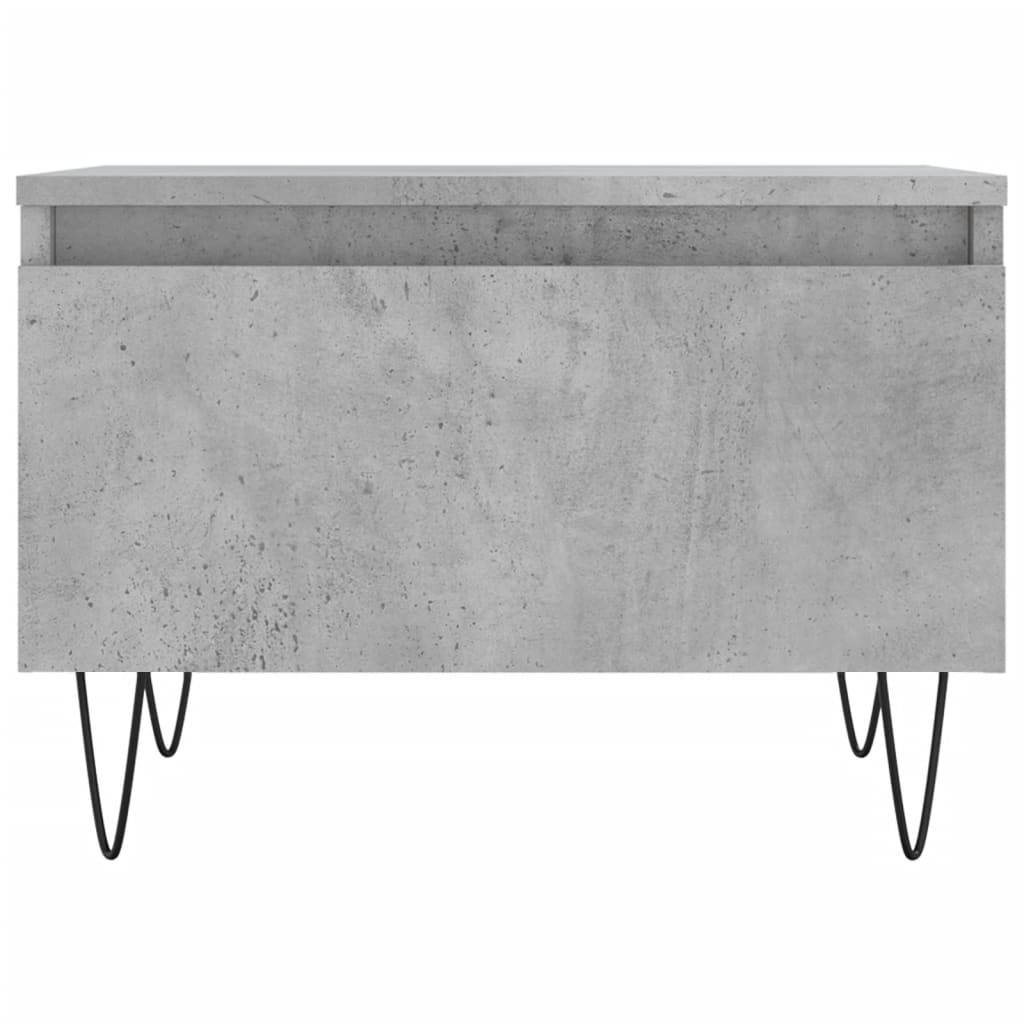 Tavolino da Salotto Grigio Cemento 50x46x35cm Legno Multistrato - homemem39