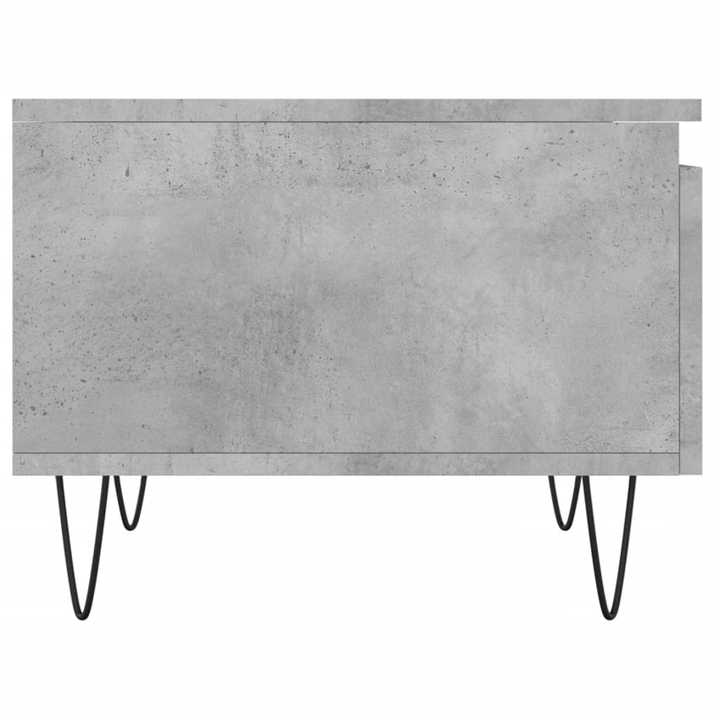 Tavolino da Salotto Grigio Cemento 50x46x35cm Legno Multistrato - homemem39