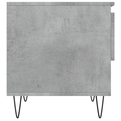 Tavolino da Salotto Grigio Cemento 50x46x50cm Legno Multistrato - homemem39