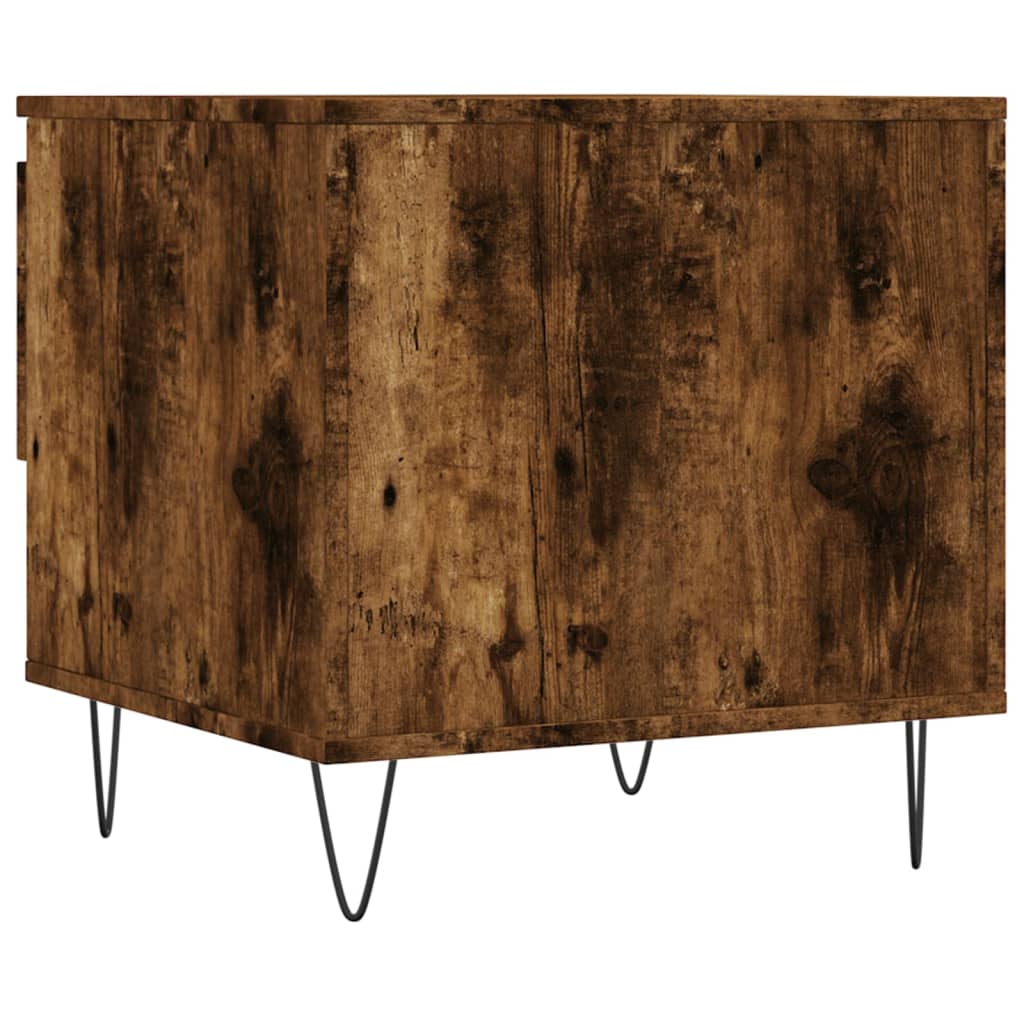 Tavolino da Salotto Rovere Fumo 50x46x50cm in Legno Multistrato - homemem39