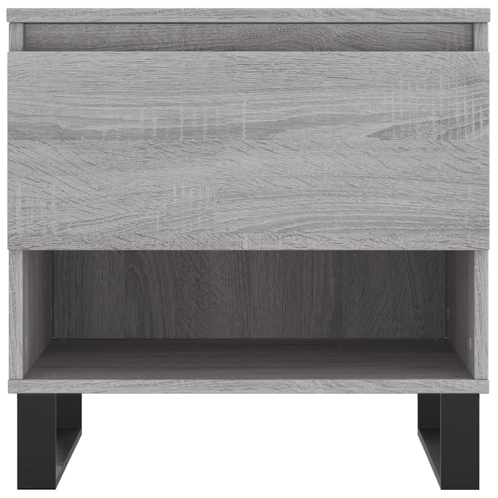 Tavolini Salotto 2pz Grigio Sonoma 50x46x50cm Legno Multistrato - homemem39