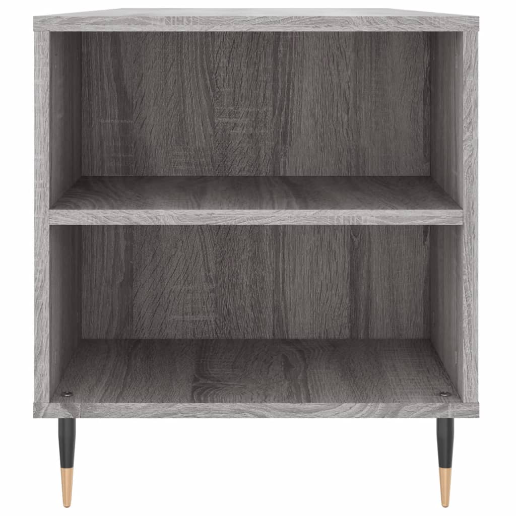 Tavolino Salotto Grigio Sonoma 102x44,5x50 cm Legno Multistrato - homemem39