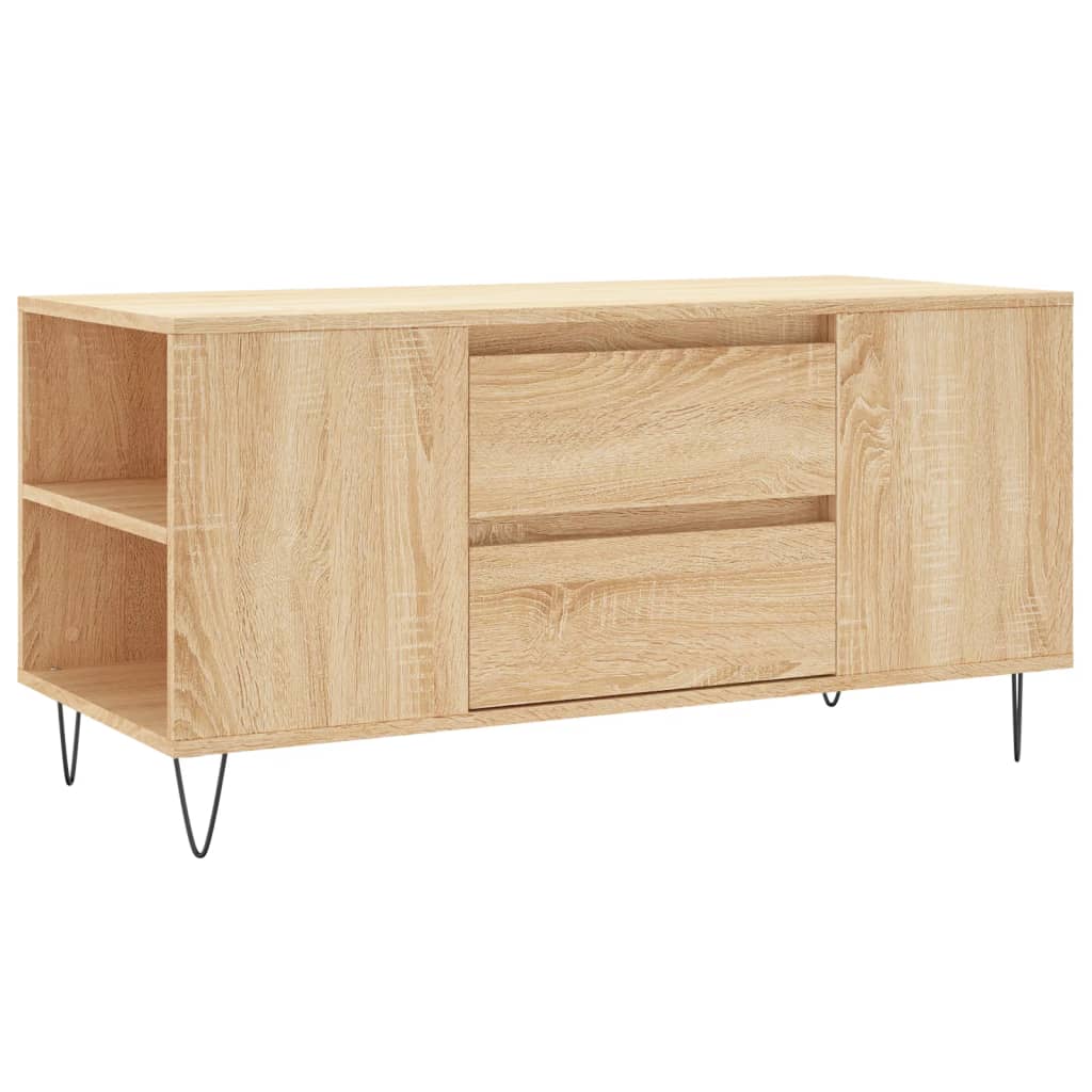 Tavolino Salotto Rovere Sonoma 102x44,5x50 cm Legno Multistrato - homemem39