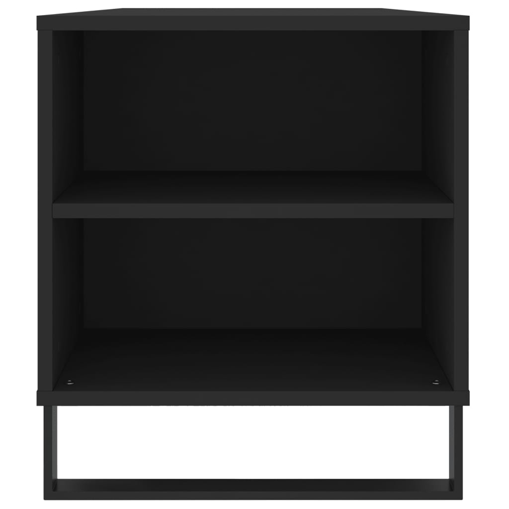 Tavolino da Salotto Nero 102x44,5x50 cm in Legno Multistrato - homemem39